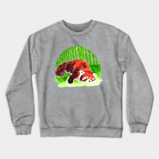 Sleeping Red Panda Crewneck Sweatshirt